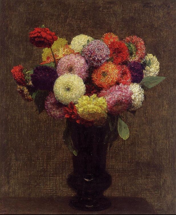 Henri Fantin-Latour Dahlias